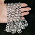 Men Women Hip hop Iced Out Bling chain Necklace 13mm Miami Cuban Chains HipHop Necklaces Fashion Charm Jewelry. 