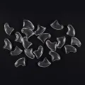 20 pcs Soft Nail Caps For Cat Pet Claw Control Paws off + Adhesive Glue -Transparent,Size M. 