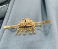 ESH Gold plated Stylish small hansaputtuwa agasthi Kandiyan saree Brooch / Saree Pin For Women. 