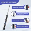 Gas And BBQ Lighter - Multi-Purpose Refillable Butane Lighter with Long Nozzle. 