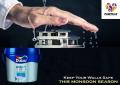 Dulux Aqua Tech Premium water proofing paint. 