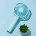USB Mini Fan Rechargeable Portable Handheld Fan Lazy Temporary Travel Home Car Air Cooler -Blue. 