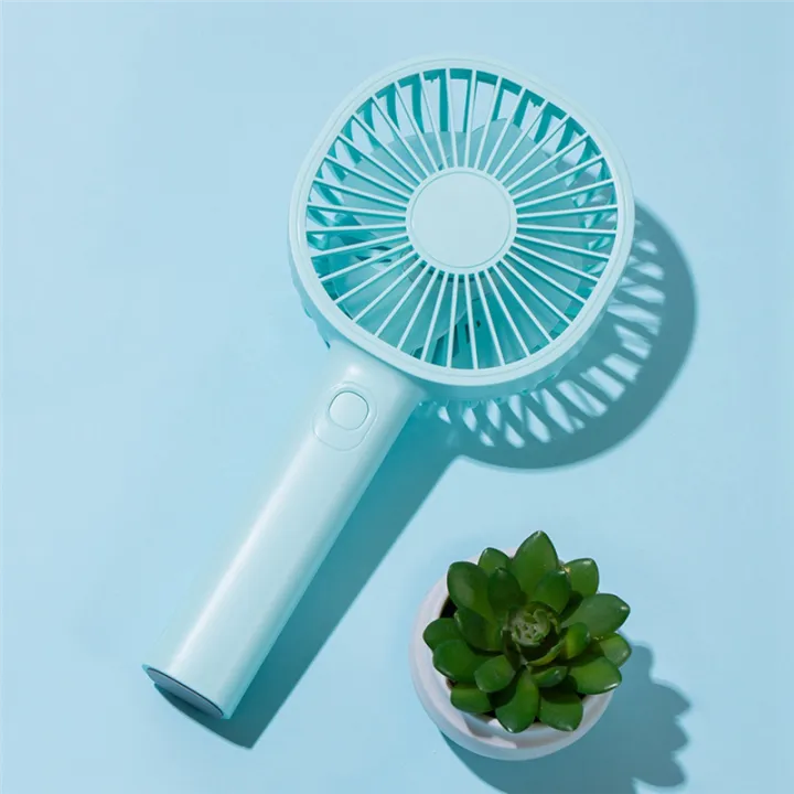USB%20Mini%20Fan%20Rechargeable%20Portable%20Handheld%20Fan%20Lazy%20Temporary%20Travel%20Home%20Car%20Air%20Cooler%20-Blue%20-%20Image%204