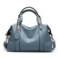 【BestGO】Retro CowhiLeather Ladies Boston Beg Bags Handbag Women Beg Shoulder Bags. 