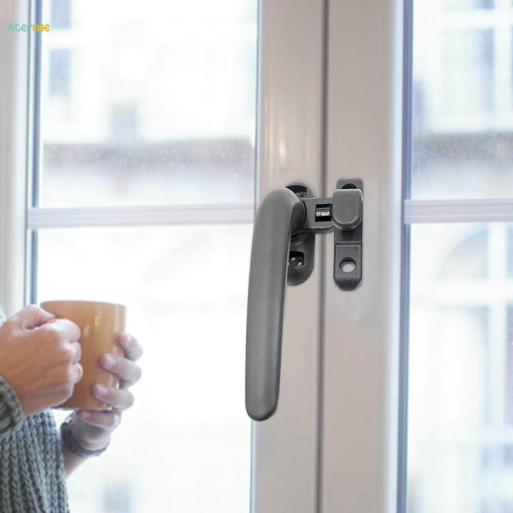 Window Handles Aluminum Alloy with Screw Fixing Casement Locking Handle