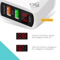 Mobile Phone Charger QC3.0 Quick Charge 2 Ports LED Digital Display Universal Travel wall Adapter Dual Port USB Fast Charging. 