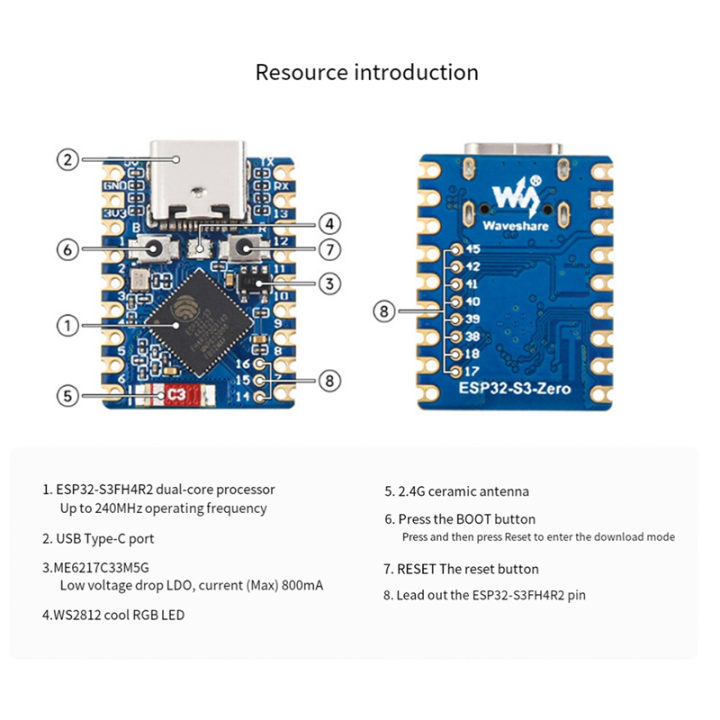 ESP32-S3%20Dual%20Core%20Processor%20Module%20Dual%20Core%20Processor%20240MHz%20Running%20Frequency%20Wi-Fi%20and%20Bluetooth%205.0%20A%20-%20Image%206