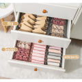 Underwear Storage Box Socks Bra Underpants Foldable Divider Drawer Closet Organizer Household Clothes Storage Sorting Tools. 