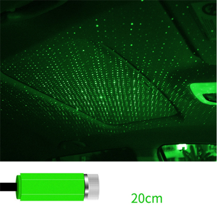 Mini LED Car Roof Star Night Light Projector USB Decorative Atmosphere ...