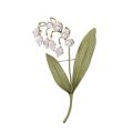 Luxury Quality Elegant Creative Pearls Bell Orchid Brooches For Women Lily Of The Valley Green Leaves Plant Brooch Jewelry Accessories For Woman. 