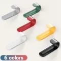 1/2/6 pcs Luxury Smooth Surface Hooks Nordic J-Shaped Self-Adhesive Hooks Multipurpose Wall Mounted Hooks Door Back Key Cloth Hanger Kitchen Bathroom Organizers / Hot Sale. 