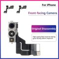 Original Disassembly Front Camera For iPhone 14 13 12 11 15 Plus Pro Max Front-facing Camera Replacement Cell Phone Parts Tested. 
