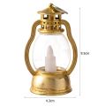 Vintage LED Candle Lantern Retro Kerosene Lamp Candle Hanging Light Outdoor Portable Electronic Lantern Light Home Garden Decor. 