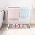 Multifunctional Stainless Steel Mobile Towel Rack, Mobile Room Save Space Towel Cloth Rack Holder, Towel Stands SMT. 