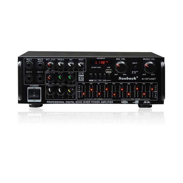 300WAmplifier 326BT BT FM USB 300W with Remote Big Amplifier