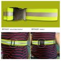 Running High Visible Night Safety Gear Reflective Belts for Kids Men Women Waist Adjustable Elastic Safety Reflective Belt. 