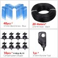 Greenhouse drip irrigation 4-way drip 2-way irrigation system Potted plants with greenhouse suite 10set 20set. 