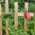 Handmade Metal Grasshopper Garden Decor  Outdoor Wall Art Garden Statues Suitable for Patio,Lawn,Tree,Backyard,Yard Decor,Wooden Fence Decorations. 