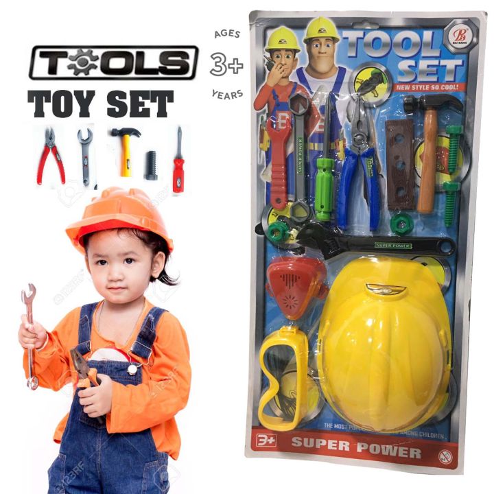 Toy Tool Set Construction Toys For Kids Playing Engineer Set
