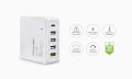 [Power Delivery] PROLiNK PDC56001 60W 5-Port USB PD Charger with Intellisense - Charge Samsung/ huawei/ iPhone 12 Pro/ tablets/ Nintendo Switch/ OnePlus Nord, iphone 12 pro, apple, Huawei, Samsung s20, xiaomi, Oppo, Android, Pixel/ Laptop. 