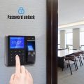 M10 Access Control Biometric Time Attendance Machine Fingerprint/Password/ID Card Recognition Time Clock with 2.4 Inch Display. 