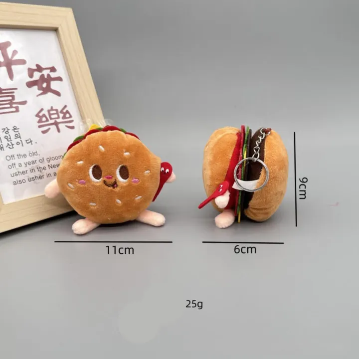 Cartoon-Shaped%20Cartoon%20Burger%20Miniature%20Creative%20Boutique%20Hot%20Plush%20Cute%20Plush%20Chicken%20Leg%20for%20Kids'%20Keychain%20Accessory%20Backpack%20Decoration%20Gift%20For%20Food%20Lovers%20Collectible%20Merchandise%20-%20Image%203