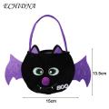 Halloween Candy Bag Festive Tote Lightweight Trick or Treat Bag for Kids Party Decor Gift. 