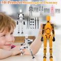 DIY Multi-Jointed Movable Shape Shift Robot 3D Printed Mannequin Dummy 13 Action Figures Toys Kids Adults Parent-children Games. 