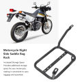Motorcycle Right Side Saddle Bag Rack Side Luggage Carrier Support Rack Replacement for Suzuki DR650 1996 to 2023. 