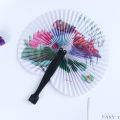 Summer Handheld Fan Chinese Folding Hand Fan Printed Paper Decorative gift. 