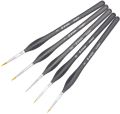 Eval 3/5/7 sr Miniature Hook Line Pen Art Painting Brush Nylon Hair Paint Brush Watercolor Oil artist Painting Brushes Art Tool. 