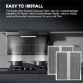HPF36 Charcoal Filter Non-Ducted Charcoal Filter,Grease Filters Type XC for S97020466 Range Hood Filter Replacement Parts Accessories 2Piece. 