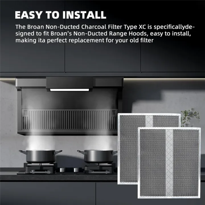 HPF36%20Charcoal%20Filter%20Non-Ducted%20Charcoal%20Filter,Grease%20Filters%20Type%20XC%20for%20S97020466%20Range%20Hood%20Filter%20Replacement%20Parts%20Accessories%202Piece%20-%20Image%206