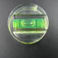 Spirit Level Vials Round Fame Square Horizontal Bubble Protractor for Three-direction Spirit Level Ruler. 