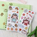Little Bunny Handbook Stickers School Office Supplies Cute Girl Water Cup Stickers DIY Diary Decorative Stickers Waterproof Stationery Decorative Accessories. 