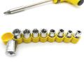 24pcs T-Handle Socket Screwdriver Set Tool Kit T Tool Batch Head Ratchet Pawl Socket / Socket & Bits. 