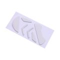 【ZOSR】1Pack Professional Mouse Skates Stickers Mouse Feet Pad Glides Curve Edge Replacement for logitech G302 G303 Mouse. 