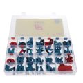 Toys W/ Stickers Letters Board Uppercase Magnetic Paste Letters Education(B). 