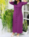 Column Amethyst Orchard Dress For Women Casual Wear Chic Fashion Outfit Perfect For Daily Wear. 