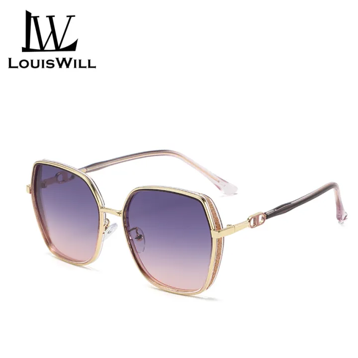 LouisWill%20Women%20Sunglasses%20Fashion%20Summer%20Large%20Frame%20Sunglasses%20UV400%20Sunglasses%20Sunscreen%20UV%20Resistant%20Lightweight%20Travel%20Glasses%20Sunglasses%20-%20Image%203