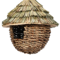 Bird Hanging Grass House Outdoor Hummingbird Nest Bird House Bird House Hanging Straw Bird Nest. 