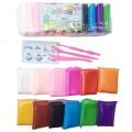 12/24 Color Air Dry Super Light Magic Clay for Kids/Teens with Tools Children Play Dough Non Toxic Bouncing Clay. 