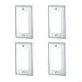 4 Pack Sturdy Galvanized Alloy Electrical Box for Rectangular Outlet Enclosures Junction Box Safety Protective D5BD. 