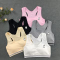 Yfashion Cotton Training Bras For Teenage Girls Casual Teenager Underwear Sport Bras For 13-18 Years Old Girls. 