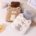 Bargain price Cute Hot Water Bottle Bag for Girls Rubber Plush Hand Warmer Heat Pack Warm Belly Instant Hot Pack Winter Water Heating Pad. 