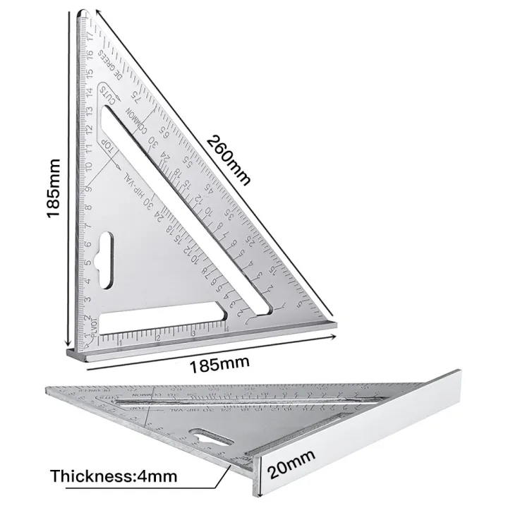 Triangle%20Ruler%207inch%20Aluminum%20Alloy%20Angle%20Protractor%20Speed%20Metric%20Square%20Measuring%20Ruler%20For%20Building%20Framing%20Tools%20Gauges%20-%20Image%207