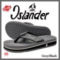Islander Men's 'Grey/Black' non-slip rubber soles 100% Authentic and Original color slippers (Makapal). 