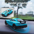 1PC Auto Dashboard Turning Racing Model Decoration Sports Car Drift Rotating Ornaments Car Individuality Center Console Accessories. 