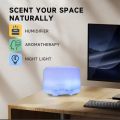 Electric Air Humidifier Aroma Diffuser 500ML Ultrasonic Cool Mist Maker Fogger LED Remote Control Essential Oil Diffuser. 