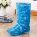 Long Tube Rubber Boots Summer Women's High Tube Shoe Cover Rain Boots Rubber Shoes Jelly Waterproof Shoes Rain Boots Non-Slip Cute Fashion ︷. 